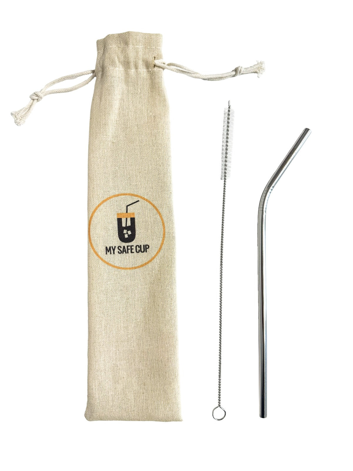 Paille en inox réutilisable - My Safe Cup