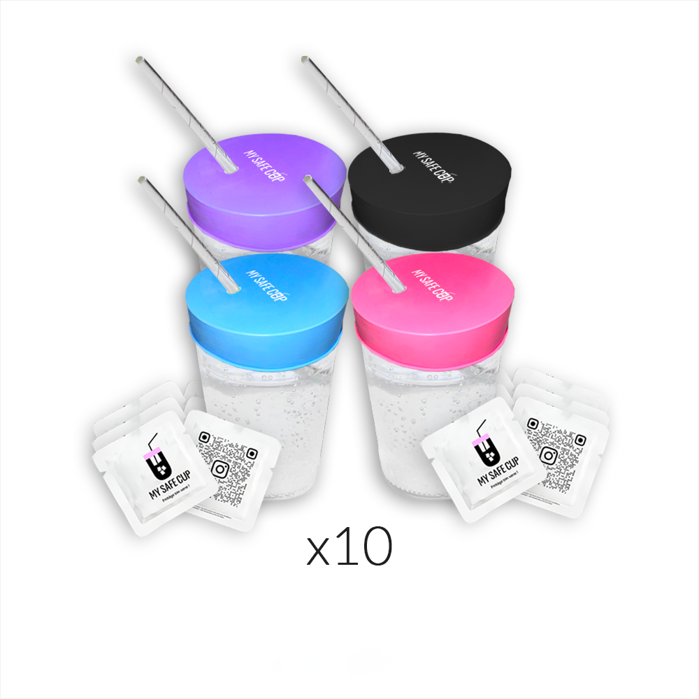 Capotes de verres classiques - Pack de 10