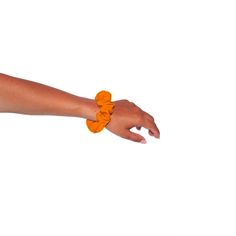 chouchou anti-drogue orange poignet