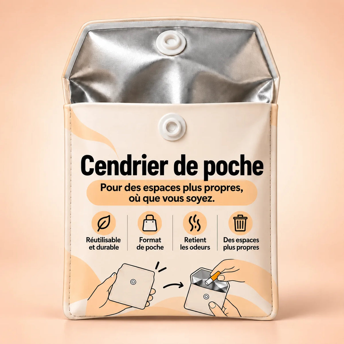 Cendrier de poche