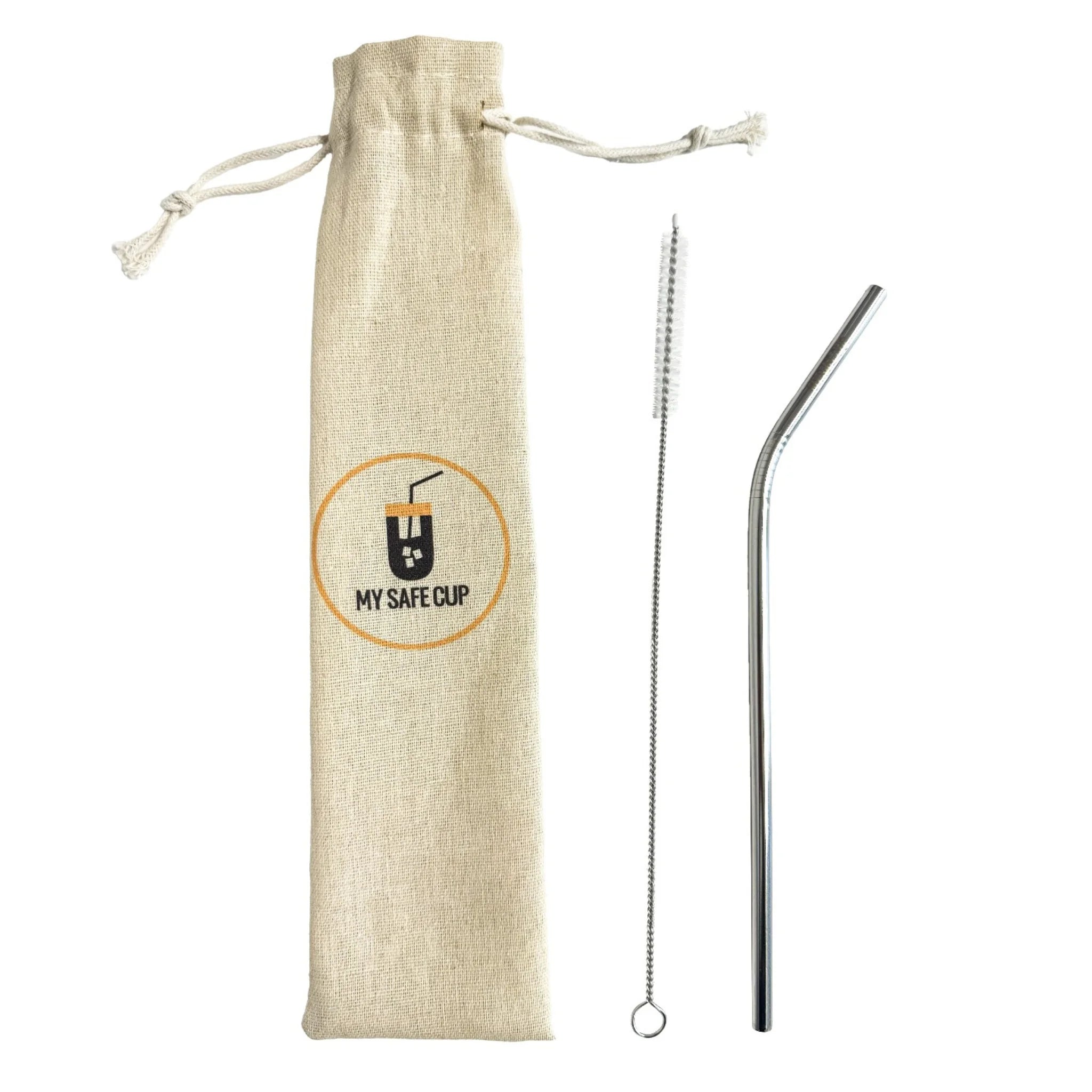 Paille en inox réutilisable - My Safe Cup