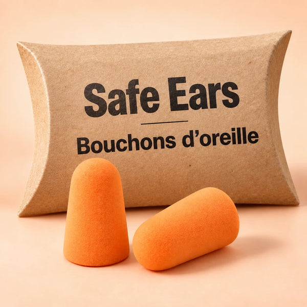 Bouchons d'oreilles Safe Ears Pro My Safe Cup et leur boîtier